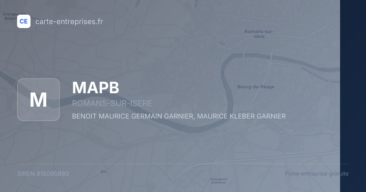 MAPB — 815095880 — fiche entreprise