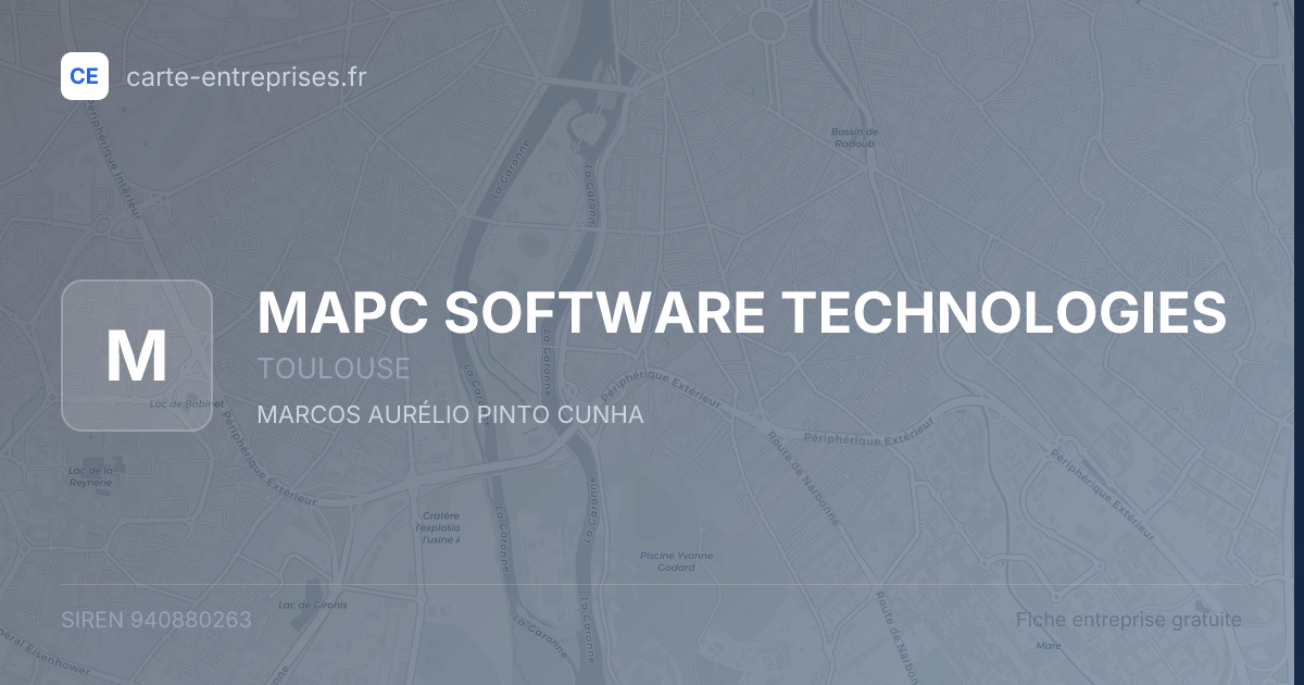 MAPC SOFTWARE TECHNOLOGIES — 940880263 — fiche entreprise