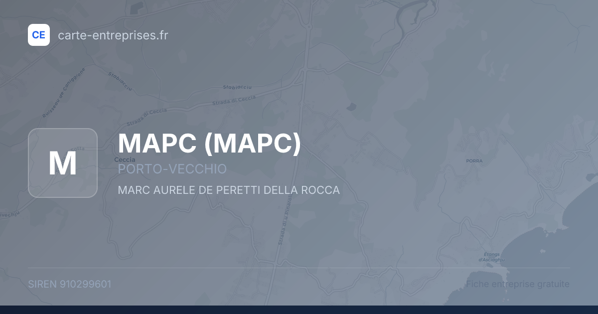 MAPC — 910299601 — fiche entreprise