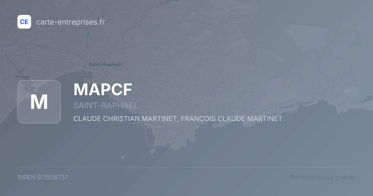 MAPCF — 911508737 — fiche entreprise