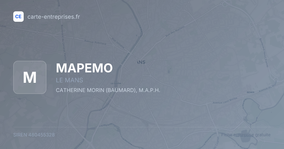 MAPEMO — 480455328 — fiche entreprise