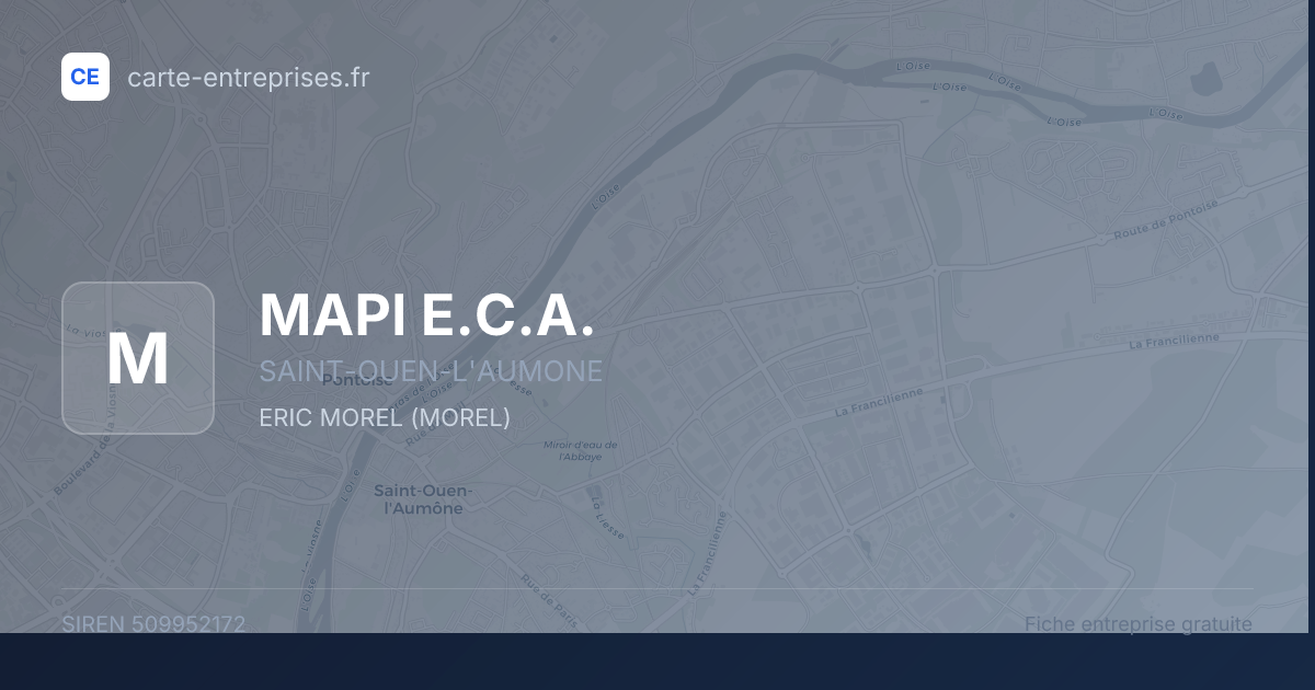 MAPI E.C.A. — 509952172 — fiche entreprise
