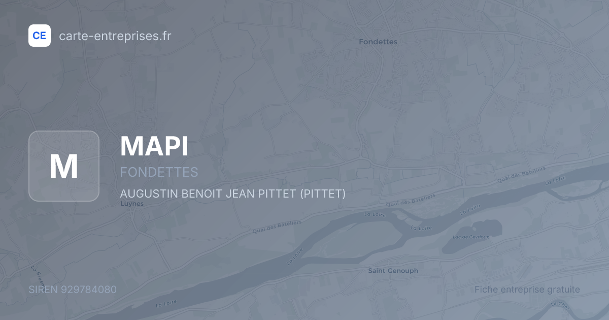 MAPI — 929784080 — fiche entreprise