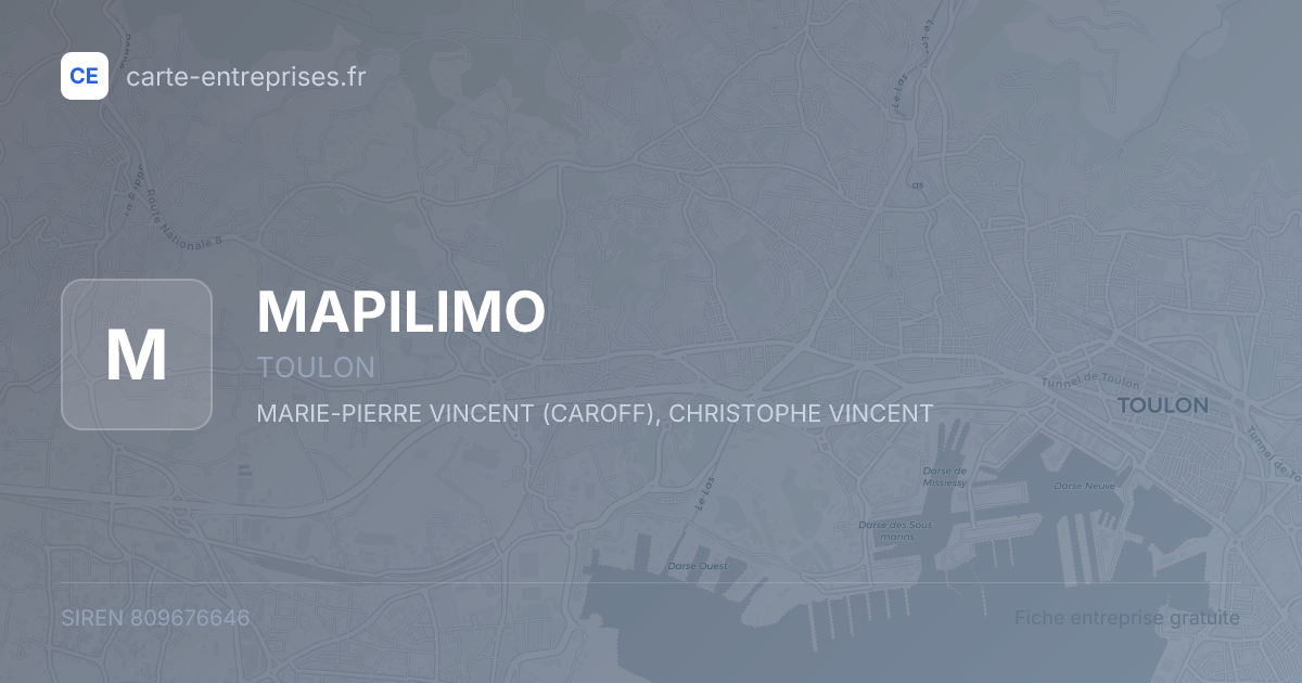 MAPILIMO — 809676646 — fiche entreprise