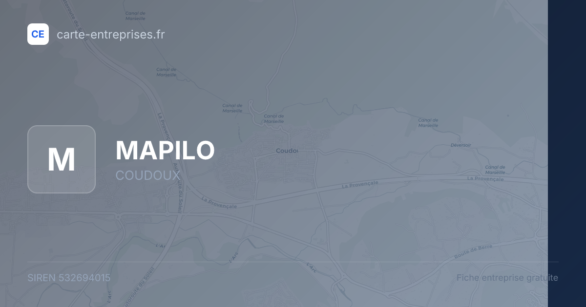 MAPILO — 532694015 — fiche entreprise