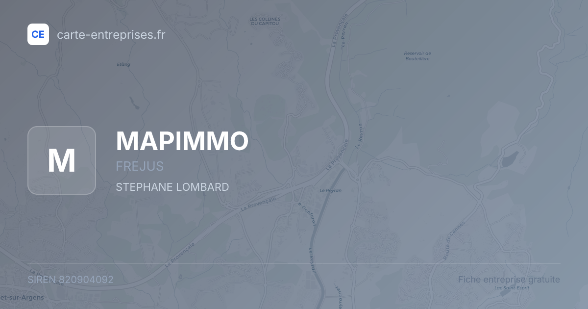MAPIMMO — 820904092 — fiche entreprise