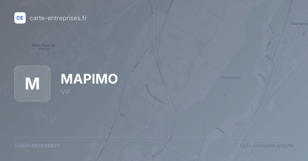 MAPIMO — 485344907 — fiche entreprise