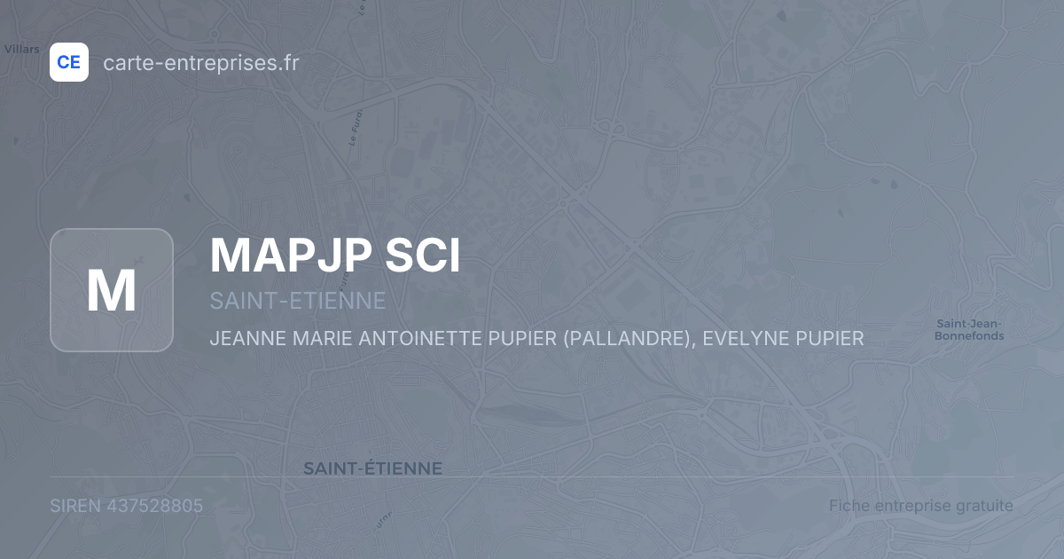 MAPJP SCI — 437528805 — fiche entreprise
