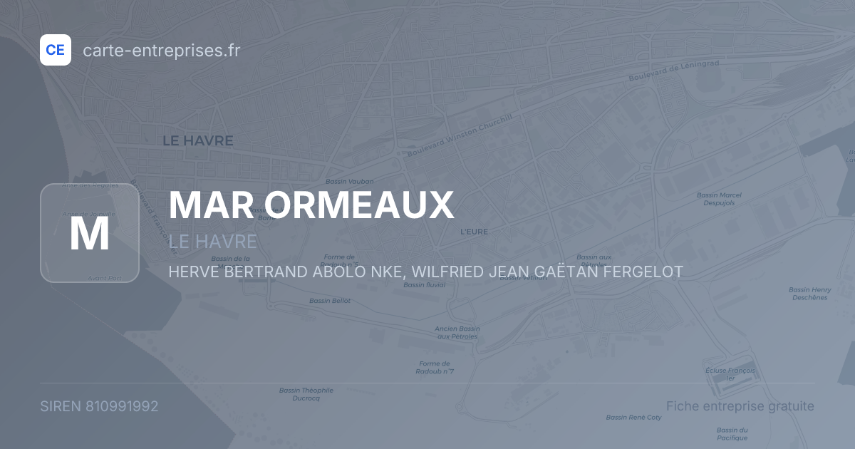 MAR ORMEAUX — 810991992 — fiche entreprise