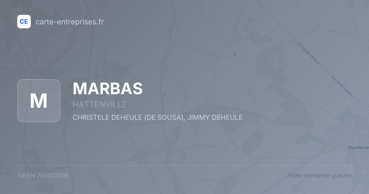 MARBAS — 751473596 — fiche entreprise