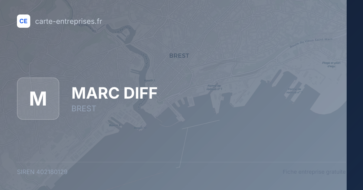 MARC DIFF — 402180129 — fiche entreprise