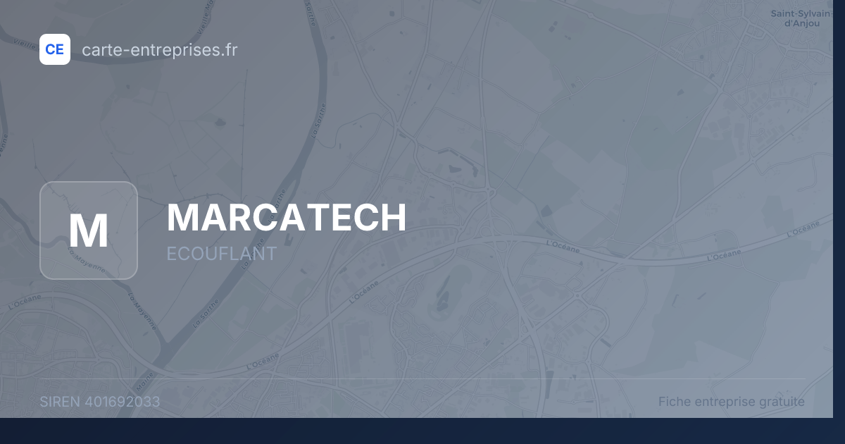 MARCATECH — 401692033 — fiche entreprise