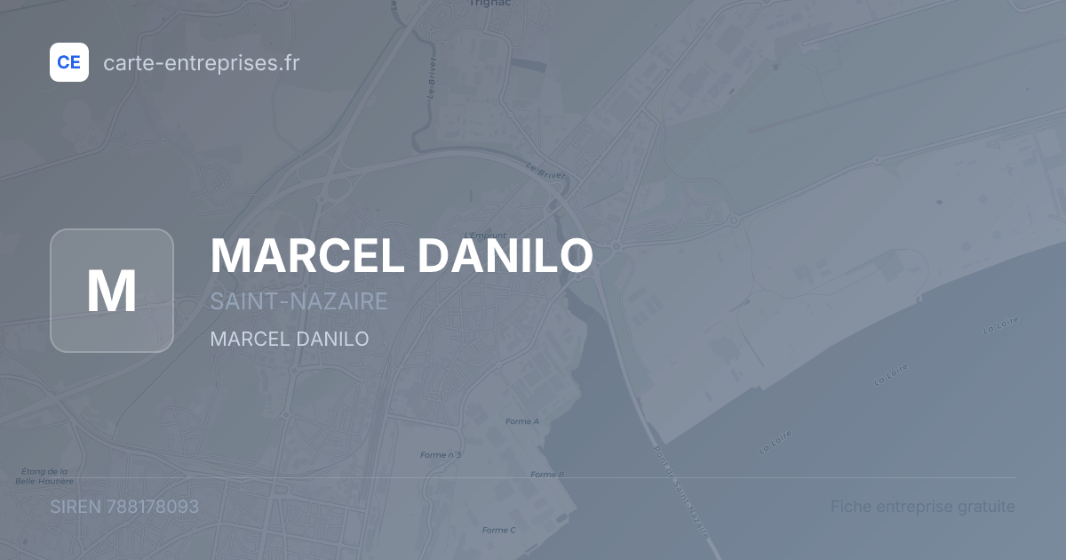 MARCEL DANILO — 788178093 — fiche entreprise