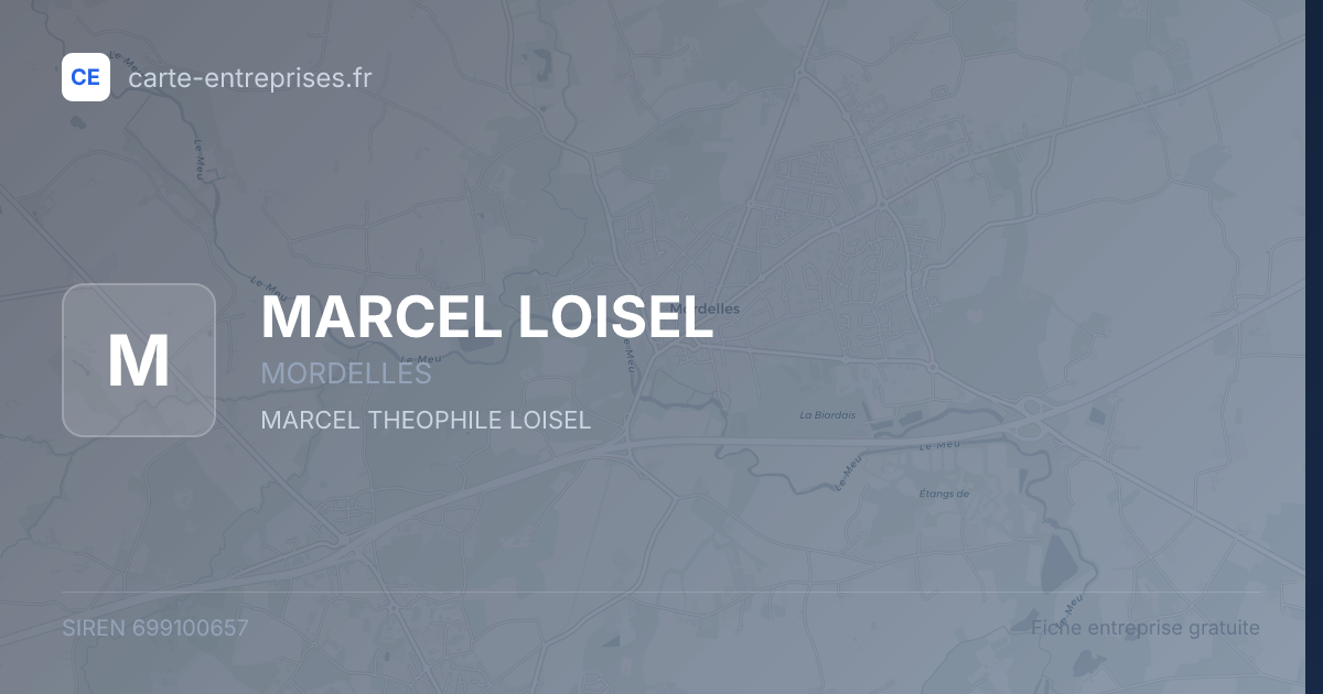 MARCEL LOISEL — 699100657 — fiche entreprise