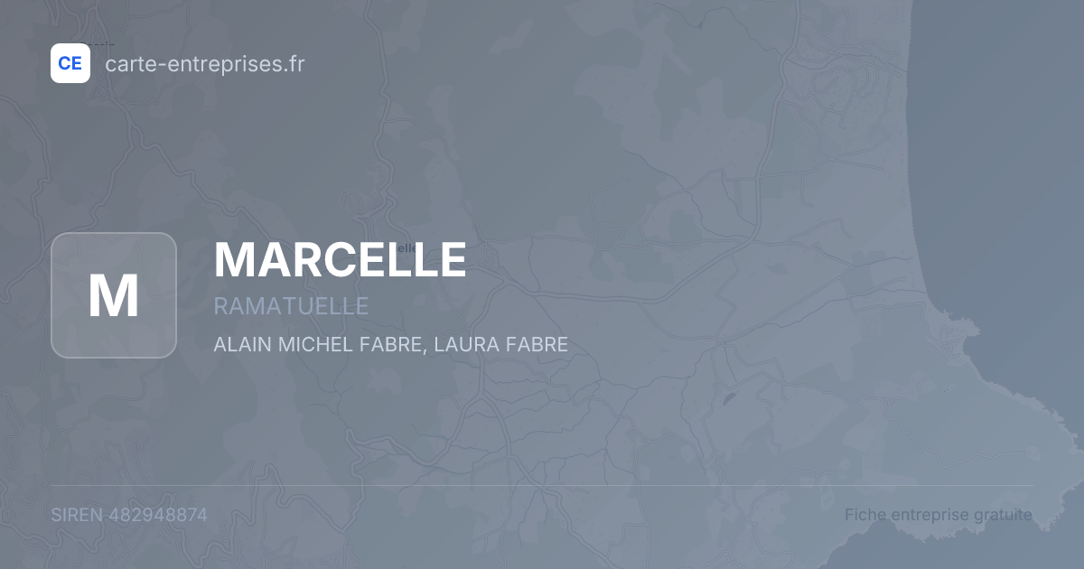 MARCELLE — 482948874 — fiche entreprise