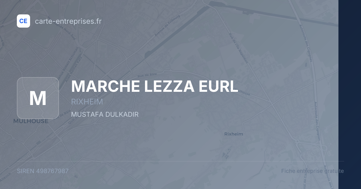 MARCHE LEZZA EURL — 498767987 — fiche entreprise