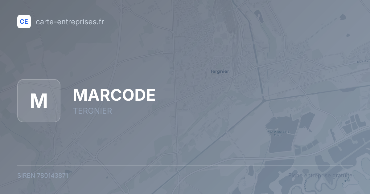 MARCODE — 780143871 — fiche entreprise