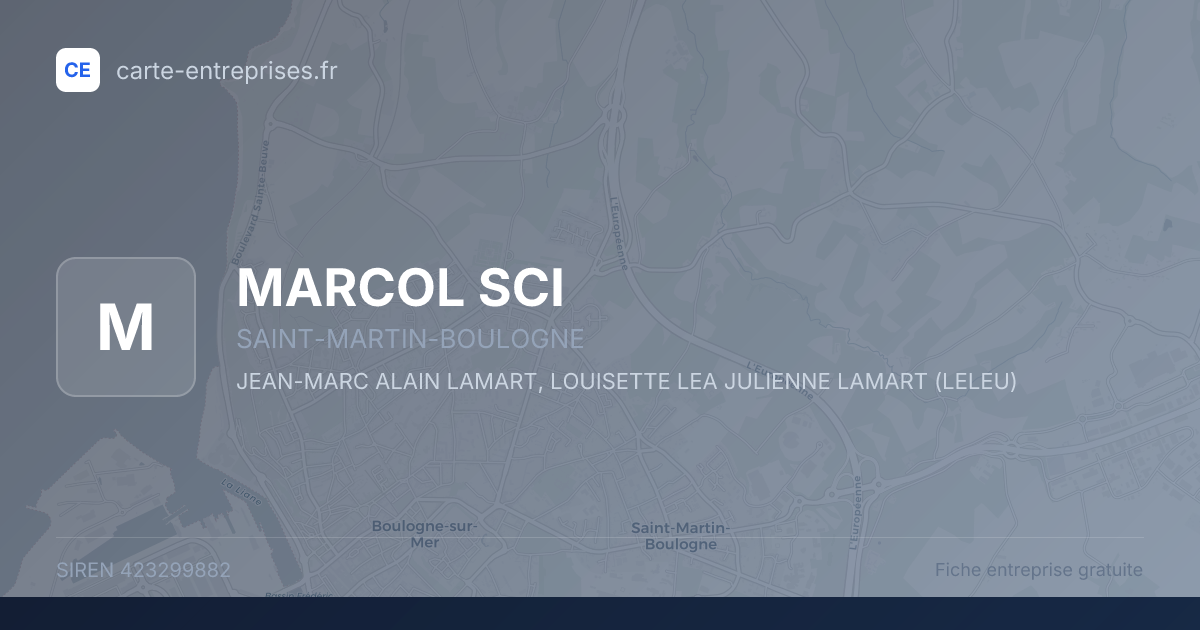 MARCOL SCI — 423299882 — fiche entreprise