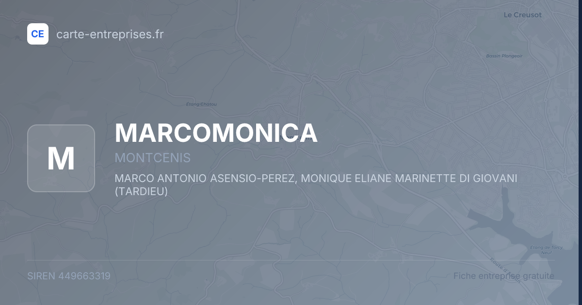 MARCOMONICA — 449663319 — fiche entreprise