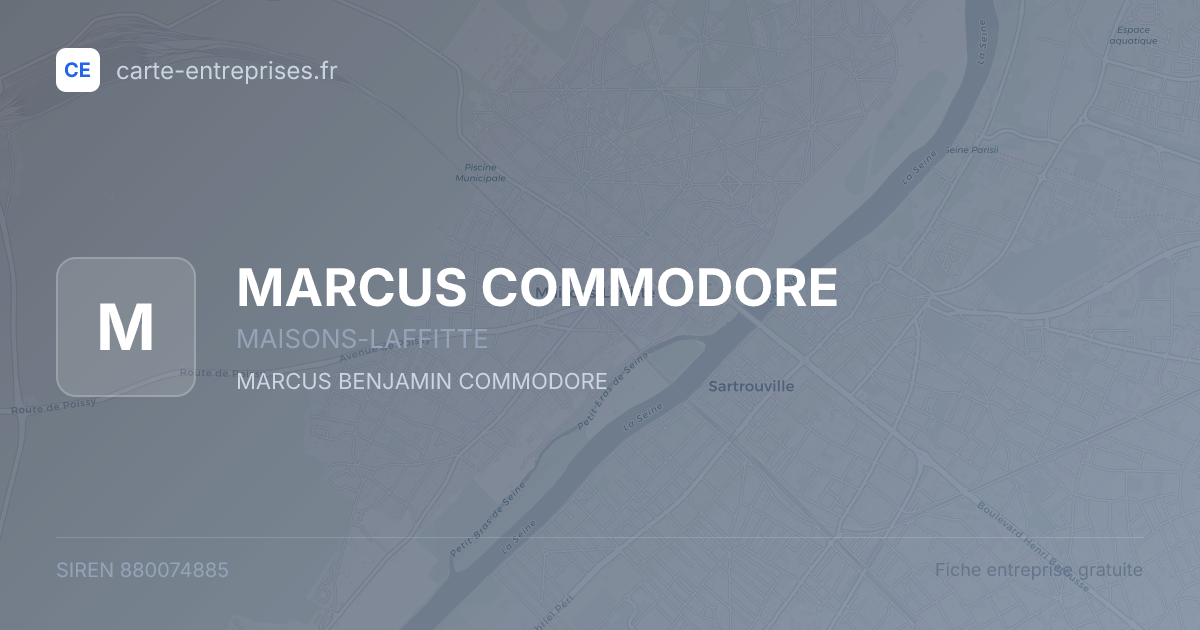 MARCUS COMMODORE — 880074885 — fiche entreprise