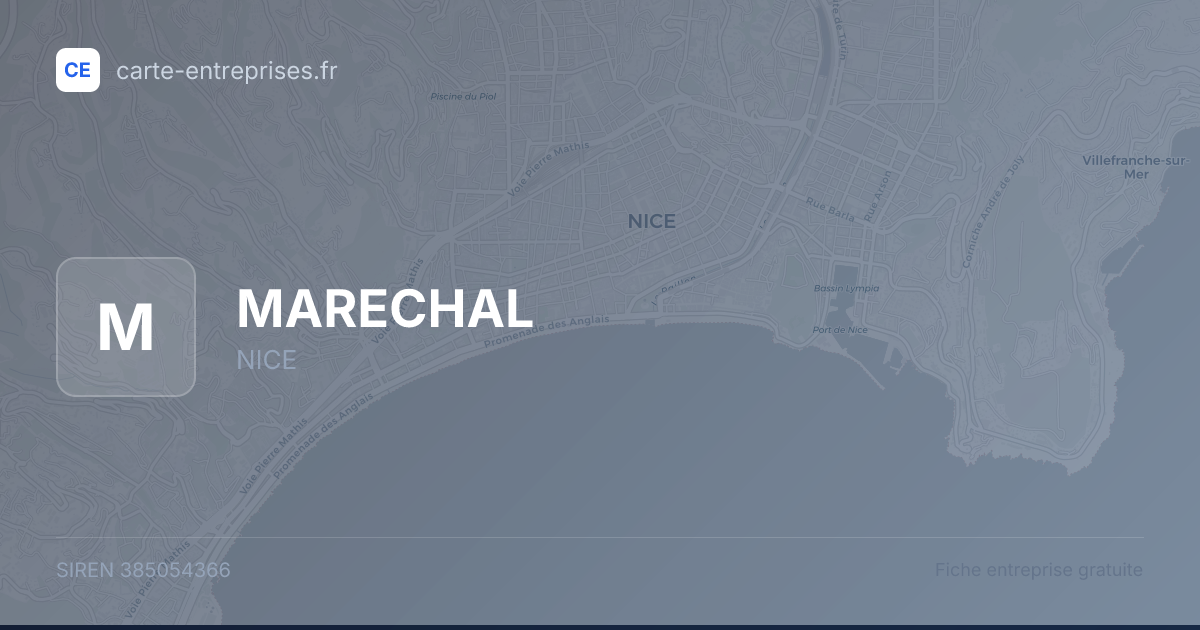 MARECHAL — 385054366 — fiche entreprise