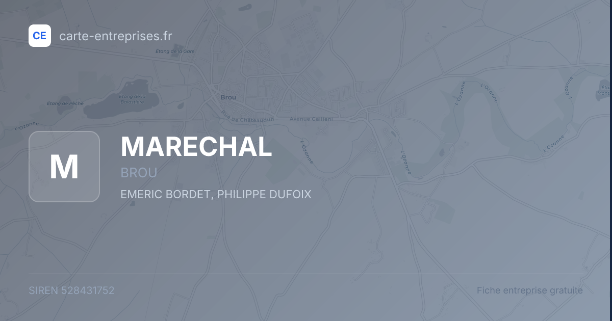MARECHAL — 528431752 — fiche entreprise