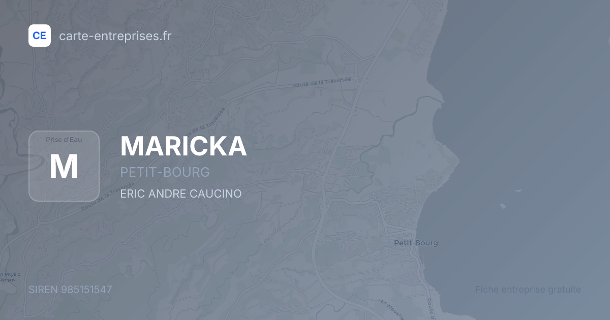 MARICKA — 985151547 — fiche entreprise