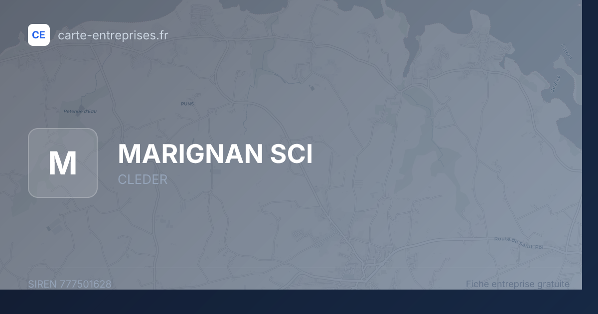 MARIGNAN SCI — 777501628 — fiche entreprise