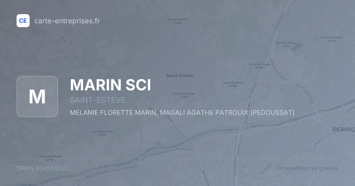 MARIN SCI — 904554532 — fiche entreprise