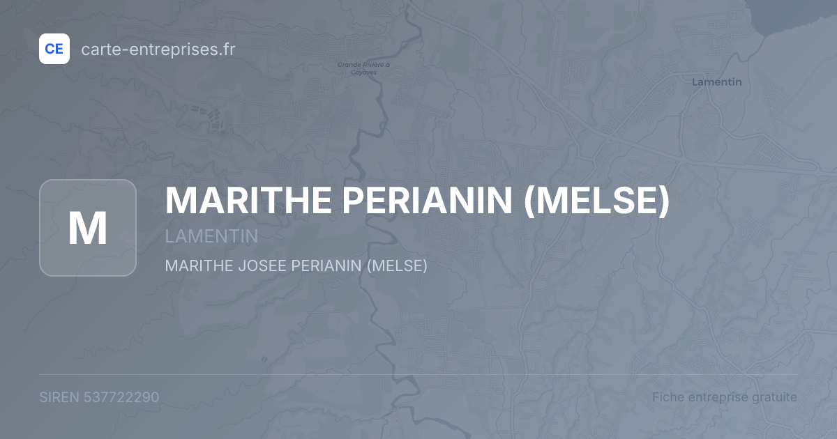 MARITHE PERIANIN (MELSE) — 537722290 — fiche entreprise