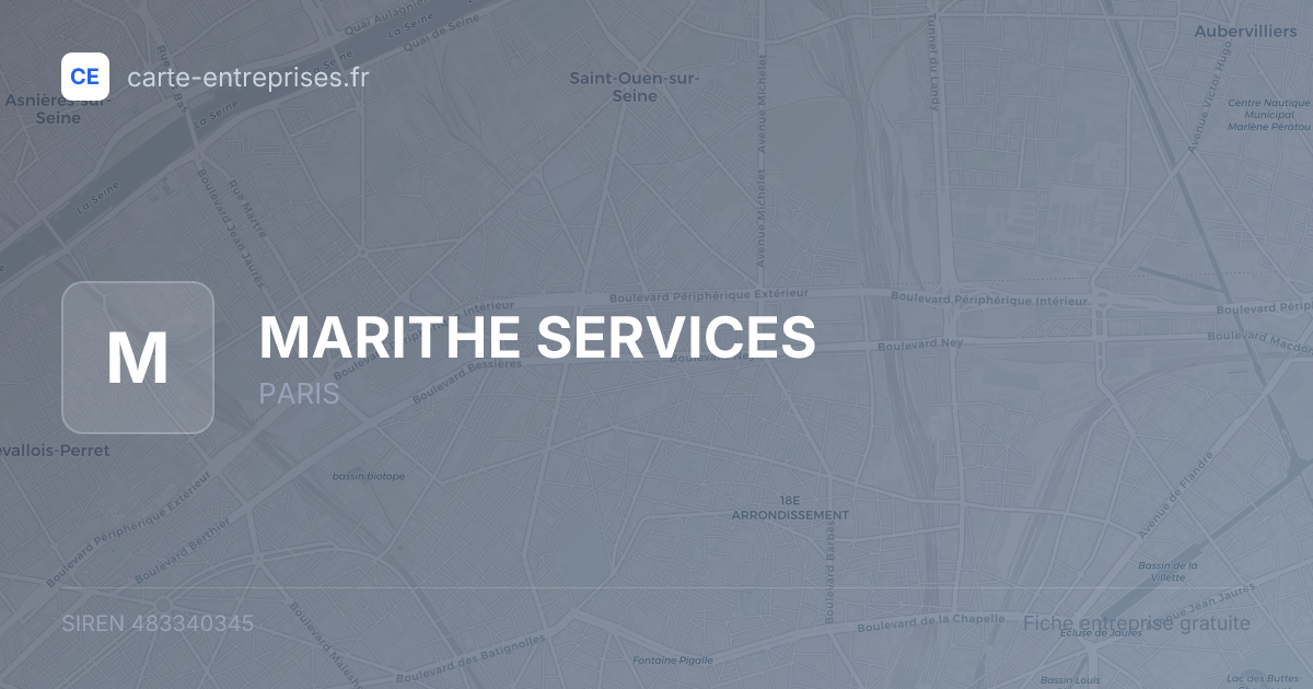 MARITHE SERVICES — 483340345 — fiche entreprise