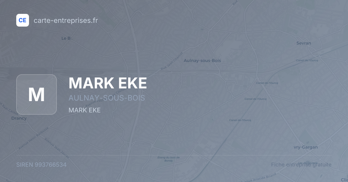 MARK EKE — 993766534 — fiche entreprise