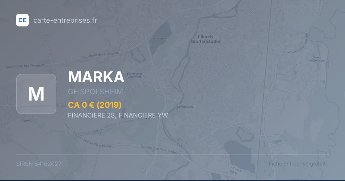 MARKA — 841620271 — fiche entreprise