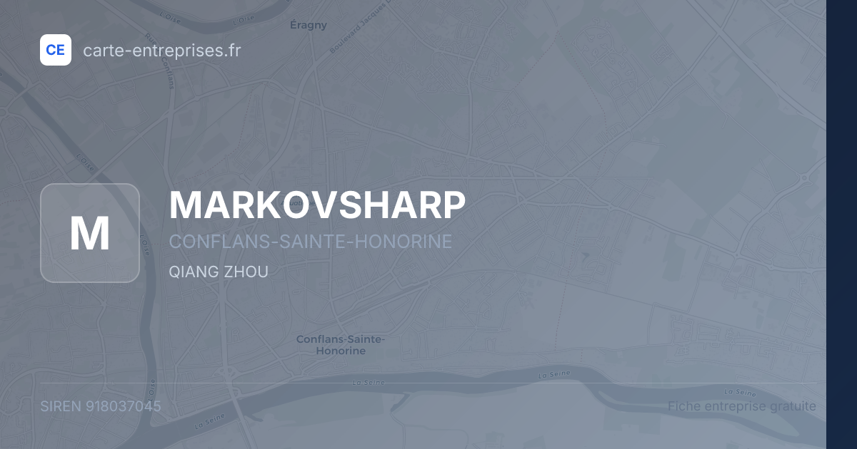 MARKOVSHARP — 918037045 — fiche entreprise