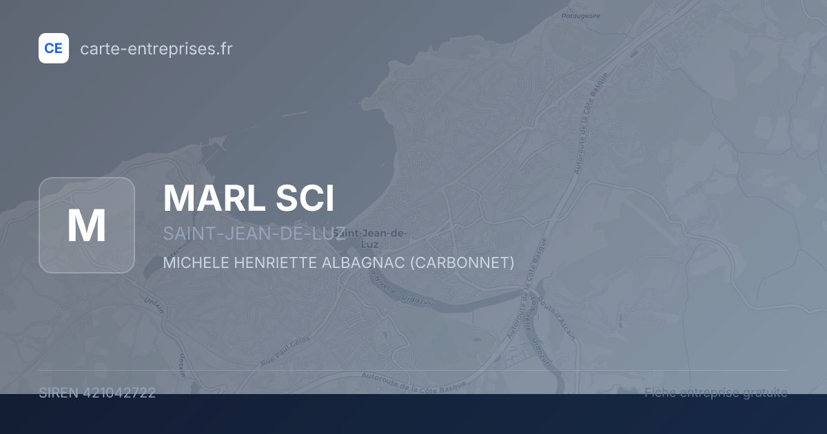 MARL SCI — 421042722 — fiche entreprise