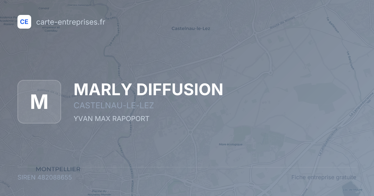 MARLY DIFFUSION — 482088655 — fiche entreprise