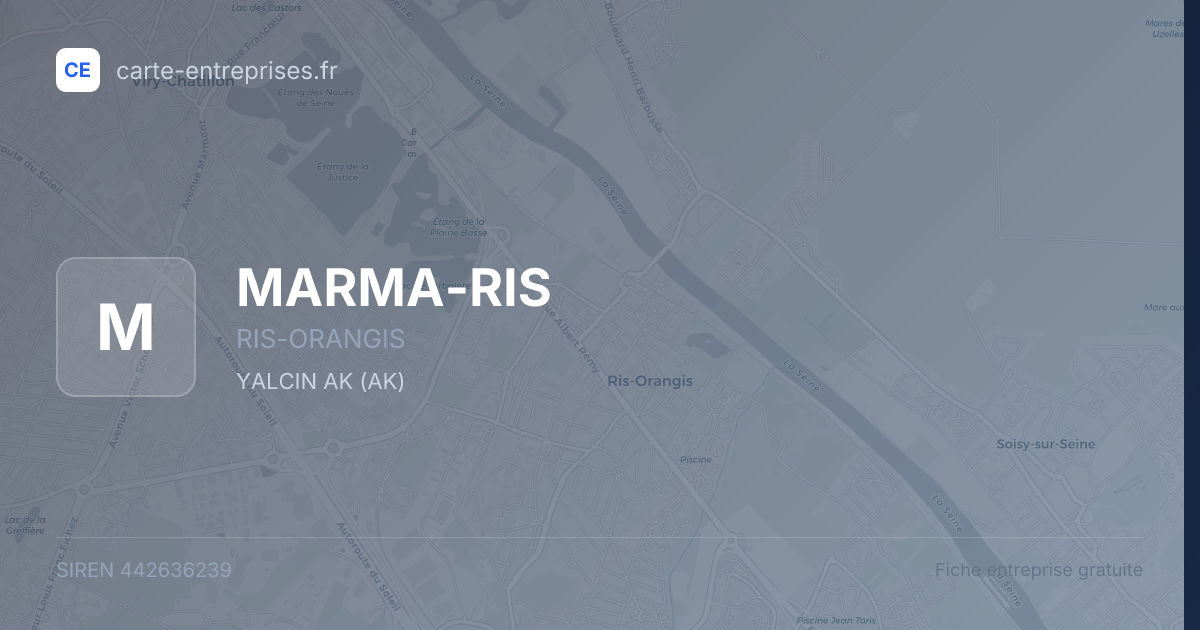 MARMA-RIS — 442636239 — fiche entreprise