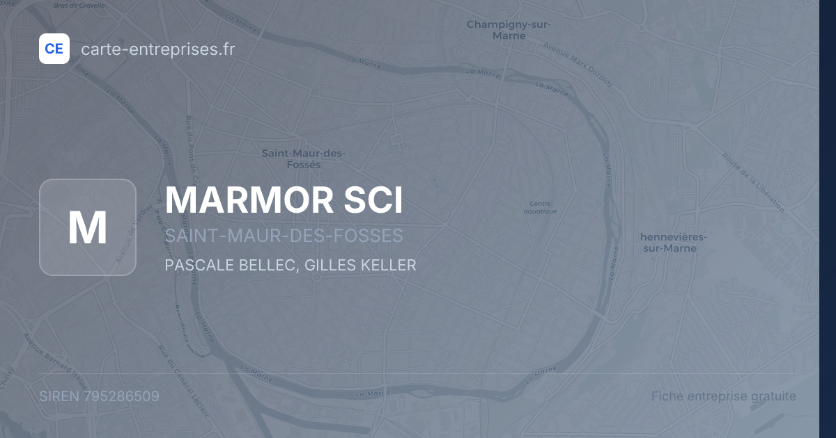 MARMOR SCI — 795286509 — fiche entreprise
