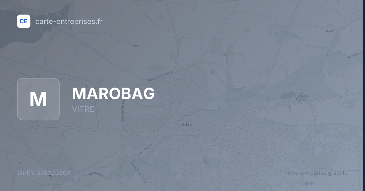 MAROBAG — 328320304 — fiche entreprise