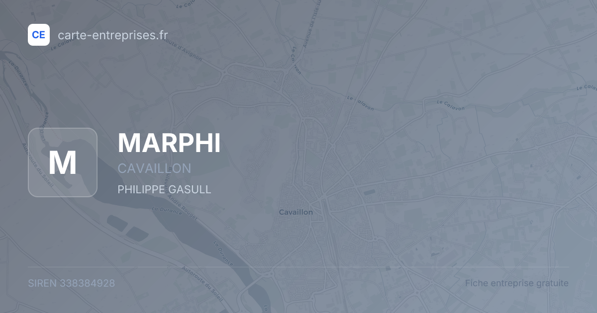 MARPHI — 338384928 — fiche entreprise