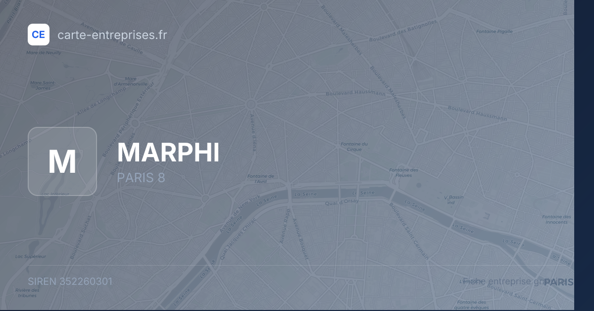 MARPHI — 352260301 — fiche entreprise