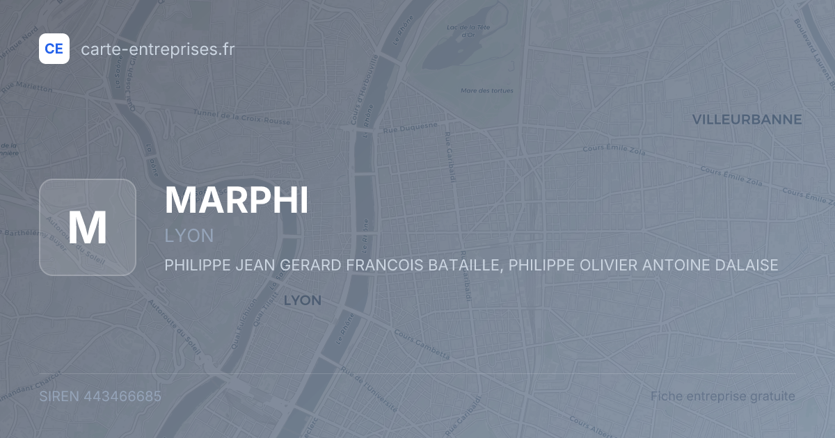 MARPHI — 443466685 — fiche entreprise