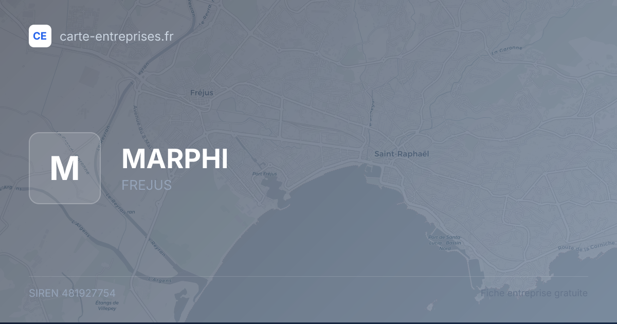 MARPHI — 481927754 — fiche entreprise
