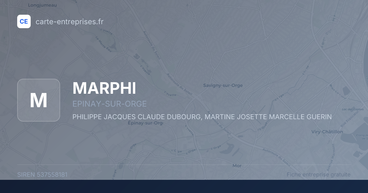 MARPHI — 537558181 — fiche entreprise