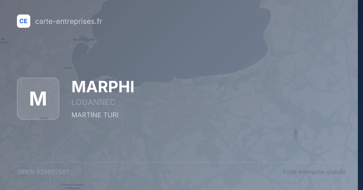 MARPHI — 829862507 — fiche entreprise