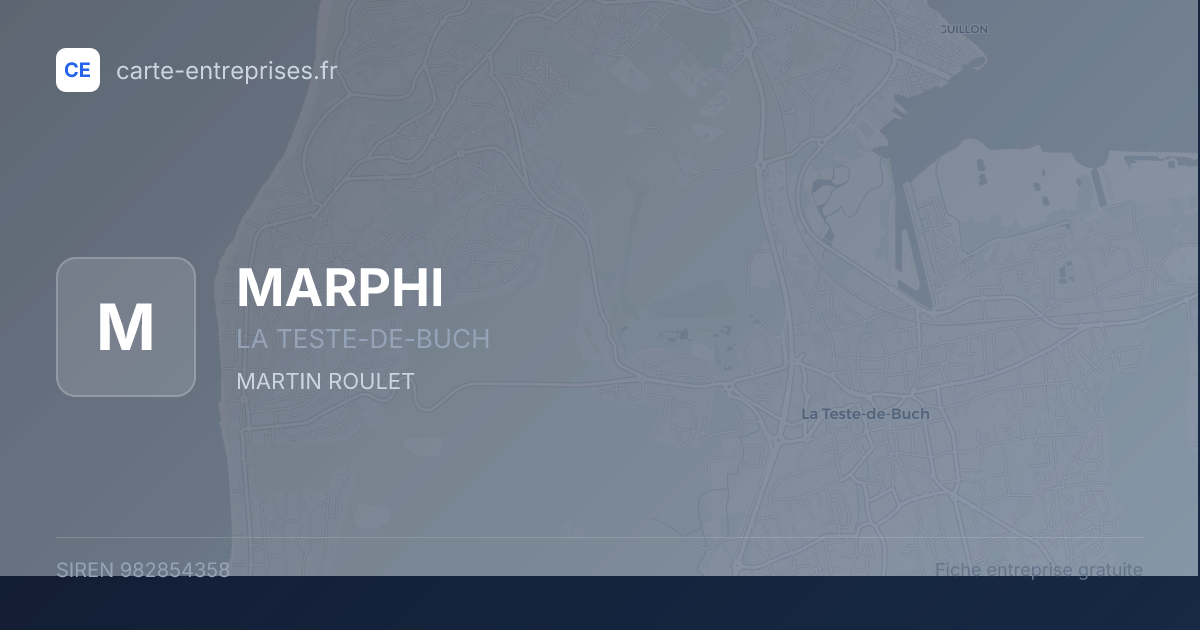 MARPHI — 982854358 — fiche entreprise