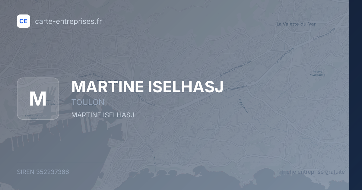 MARTINE ISELHASJ — 352237366 — fiche entreprise
