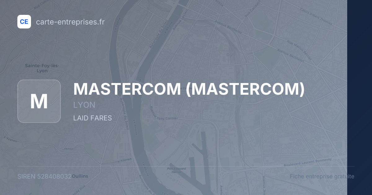 MASTERCOM — 528408032 — fiche entreprise