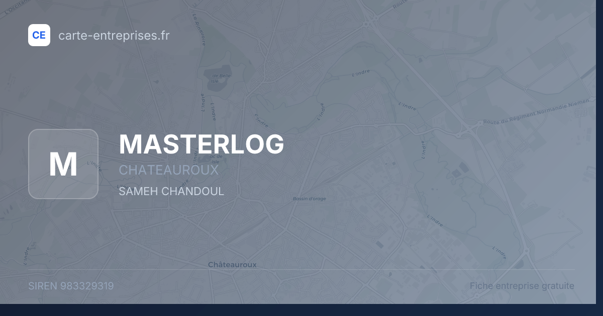 MASTERLOG — 983329319 — fiche entreprise