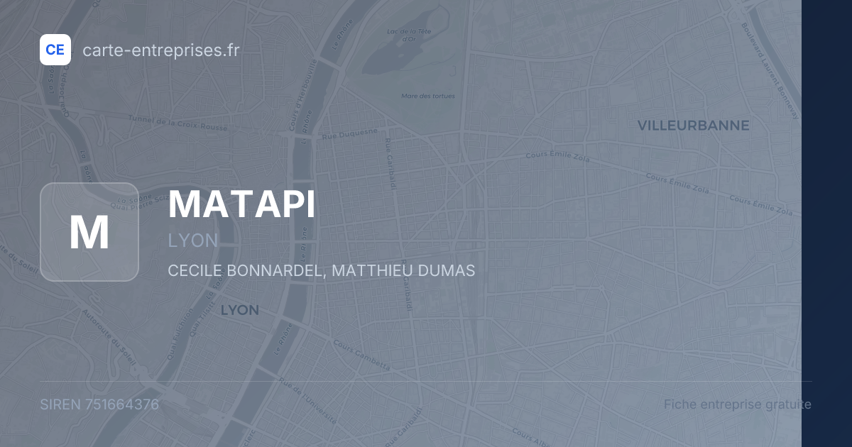 MATAPI — 751664376 — fiche entreprise